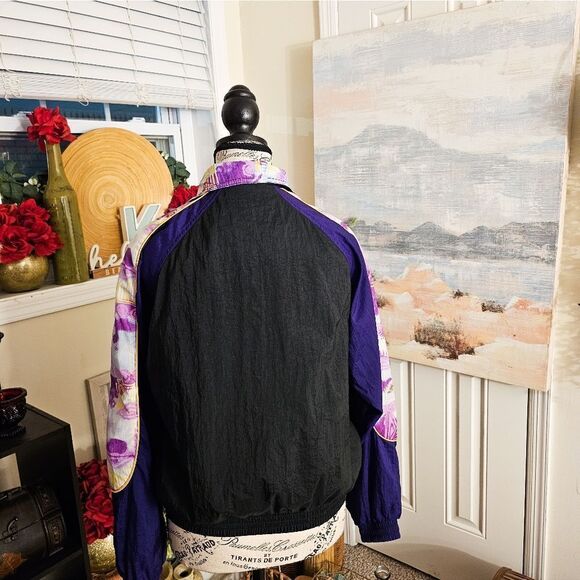 Reebok Vintage Retro Zip UP Windbreaker  Sz S Southwest Design Jacket - Picture 2 of 15